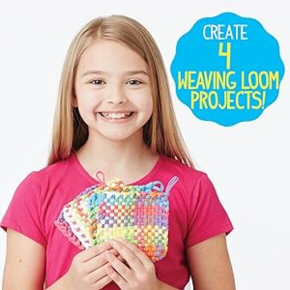 NEW Weaving Loom 378 Craft Loops + 1 Weaving Loom with Tool Potholder craft kit - Picture 5 of 16